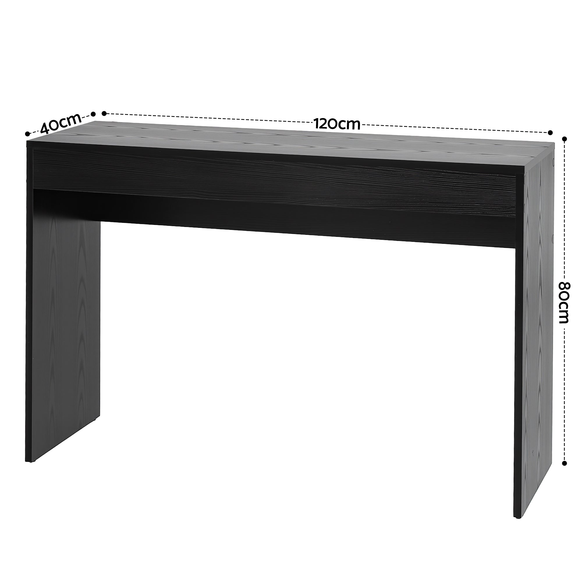 Artiss Console Table Hallway Sofa Entryway Entrance 120CM Black Bedworld