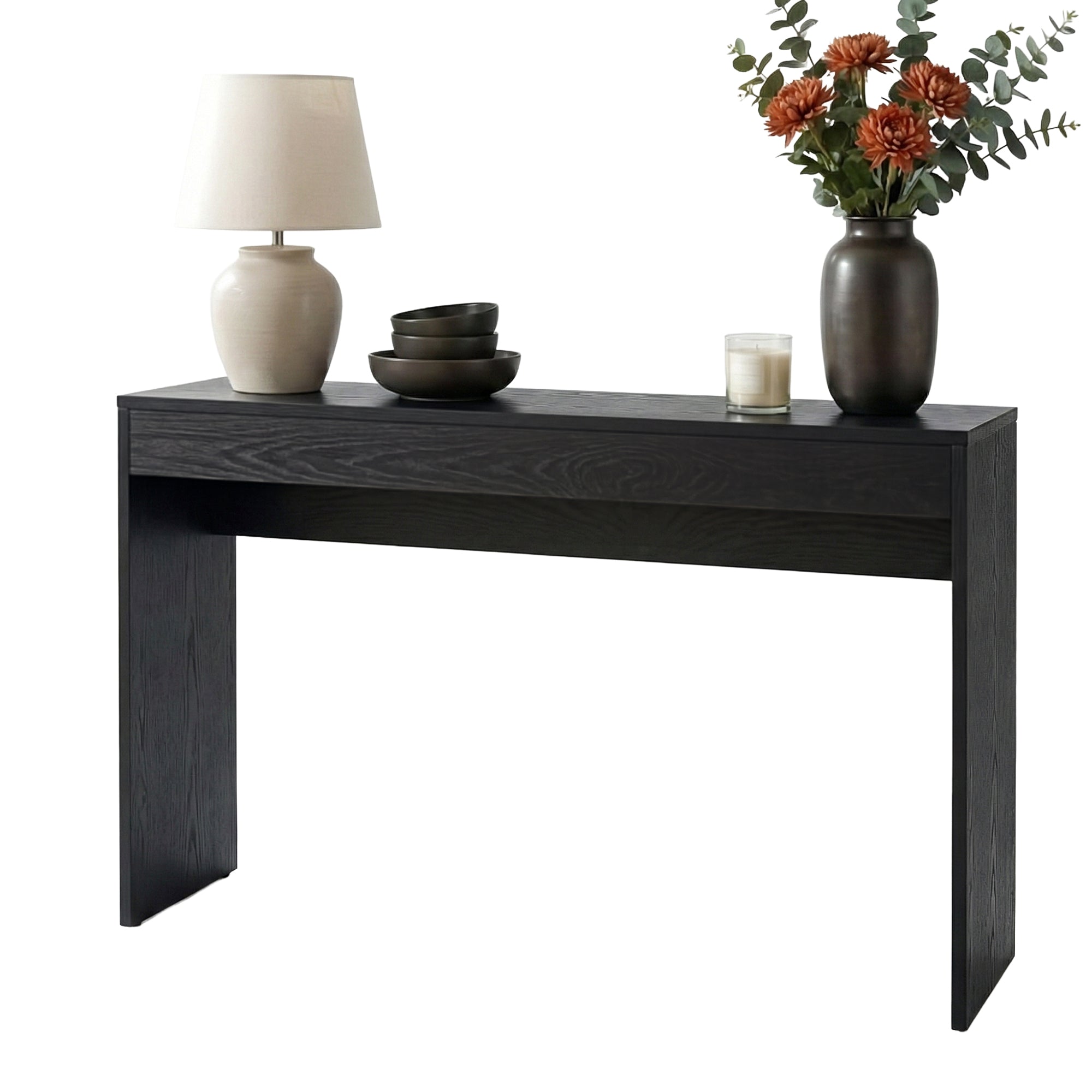 Artiss Console Table Hallway Sofa Entryway Entrance 120CM Black Bedworld