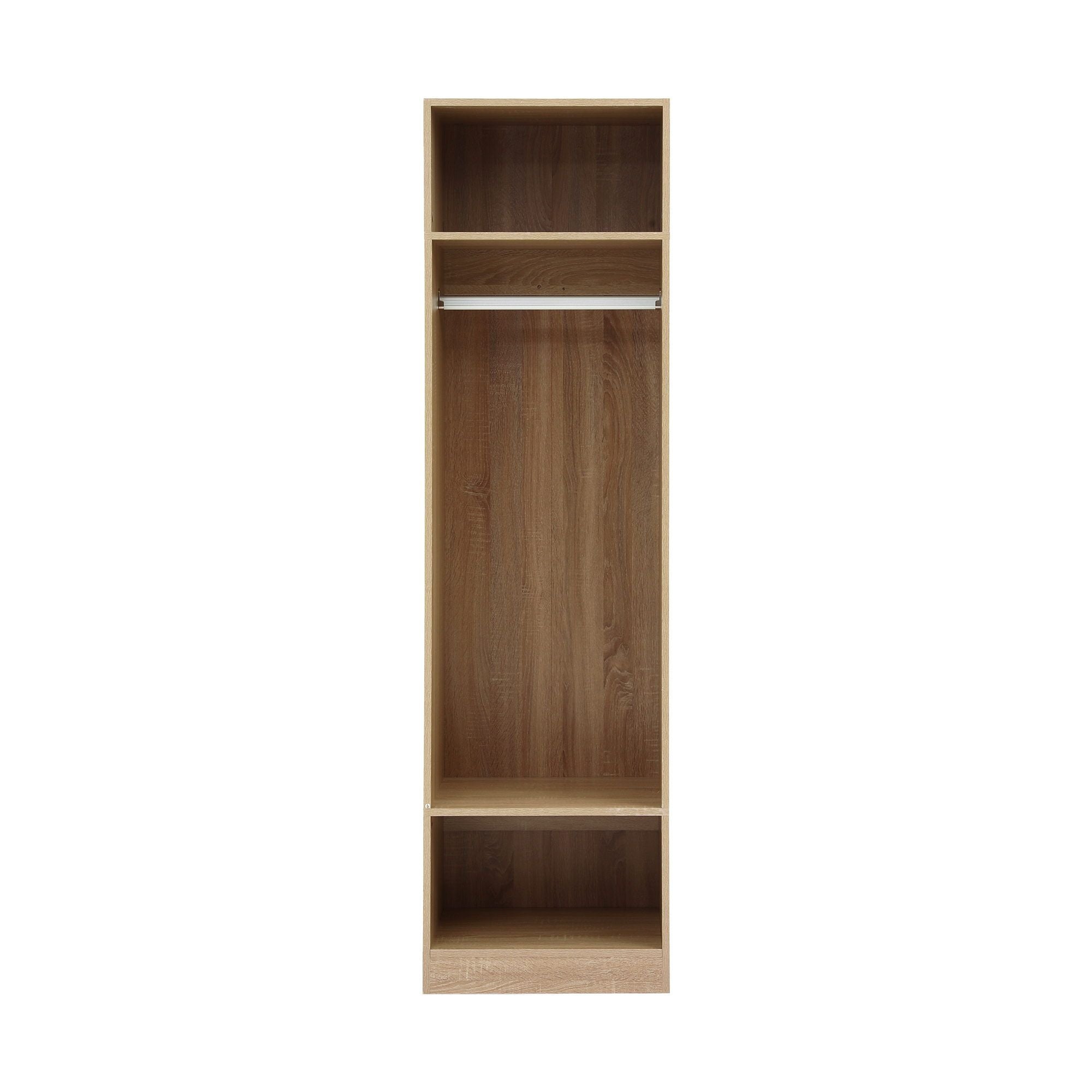 Artiss Wardrobe Clothes Closet Storage Organizer Shelf Pine Bedworld