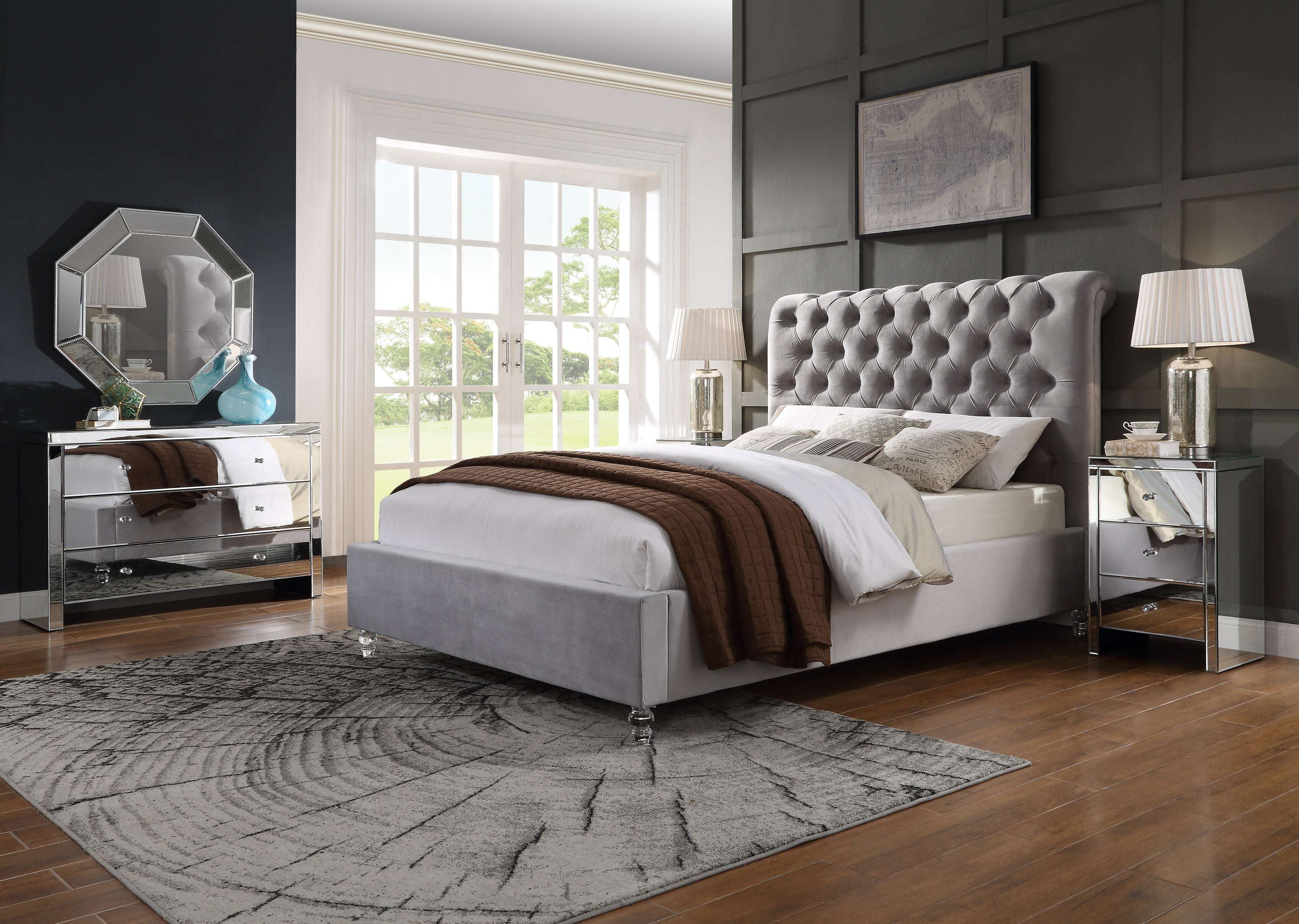 Frederic Gas Lift Upholstered Storage Bedframe