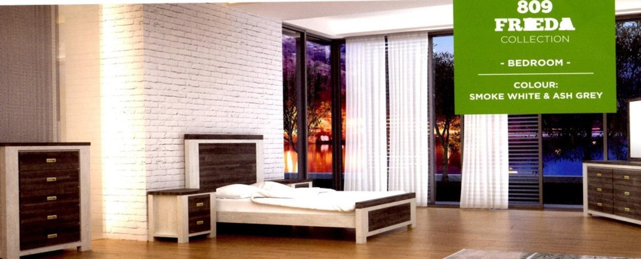 Freida Acacia Timber 4-Piece Bedroom Suite