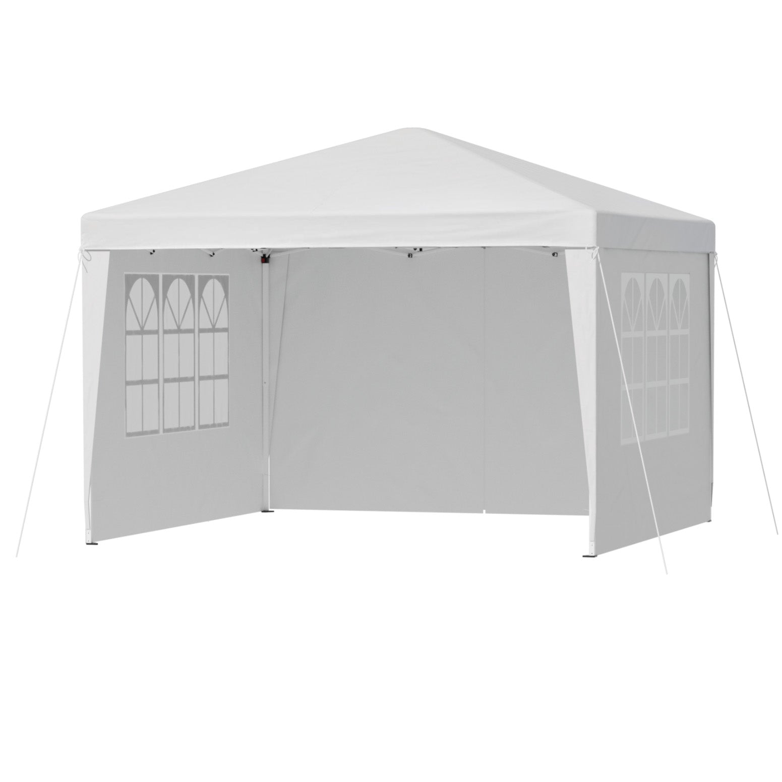 Instahut Gazebo 3x3 Pop Up Marquee Folding Tent Wedding Gazebos Camping Outdoor Canopy White Bedworld