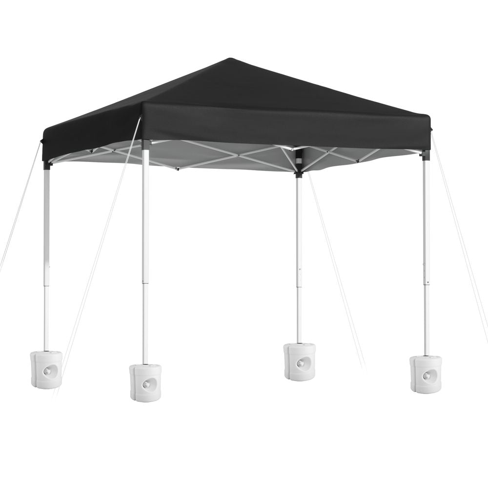 Instahut Gazebo 2x2m Outdoor Patio Garden Marquee Shade w/ Base Pods Black Bedworld