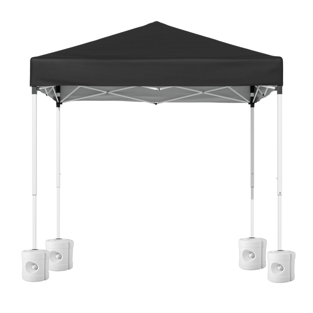 Instahut Gazebo 2x2m Outdoor Patio Garden Marquee Shade w/ Base Pods Black Bedworld