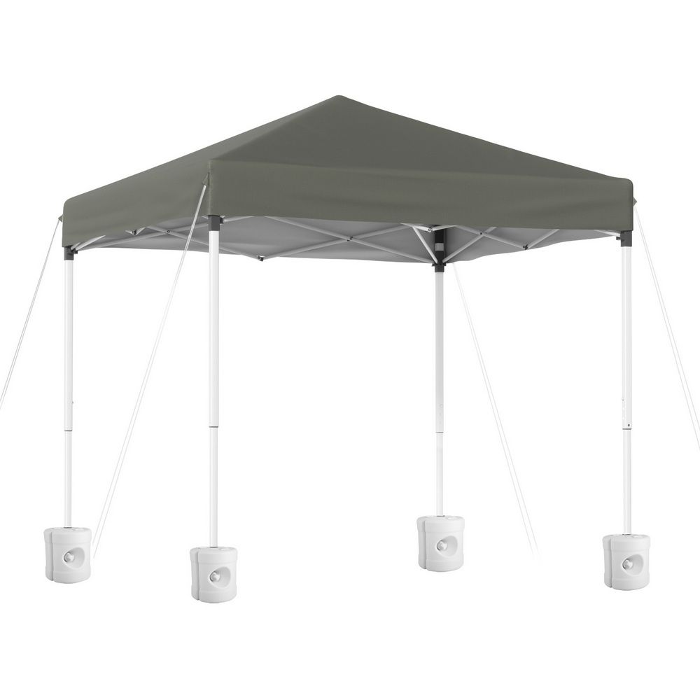 Instahut Gazebo 2x2m Outdoor Patio Garden Marquee Shade w/ Base Pods Grey Bedworld