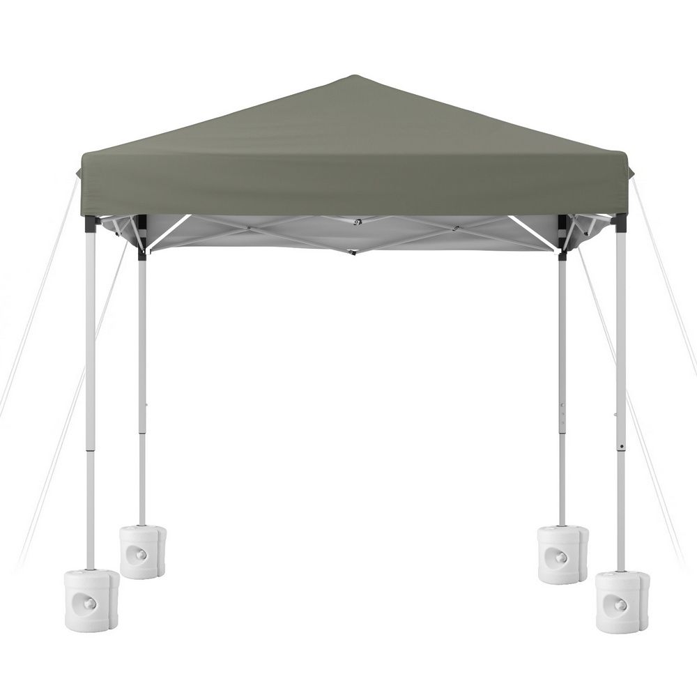Instahut Gazebo 2x2m Outdoor Patio Garden Marquee Shade w/ Base Pods Grey Bedworld