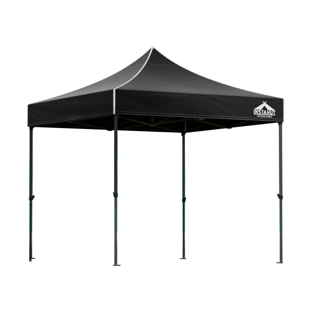 /Base Podx4 Marquee Folding Outdoor Wedding Camping Tent Shade Canopy Black