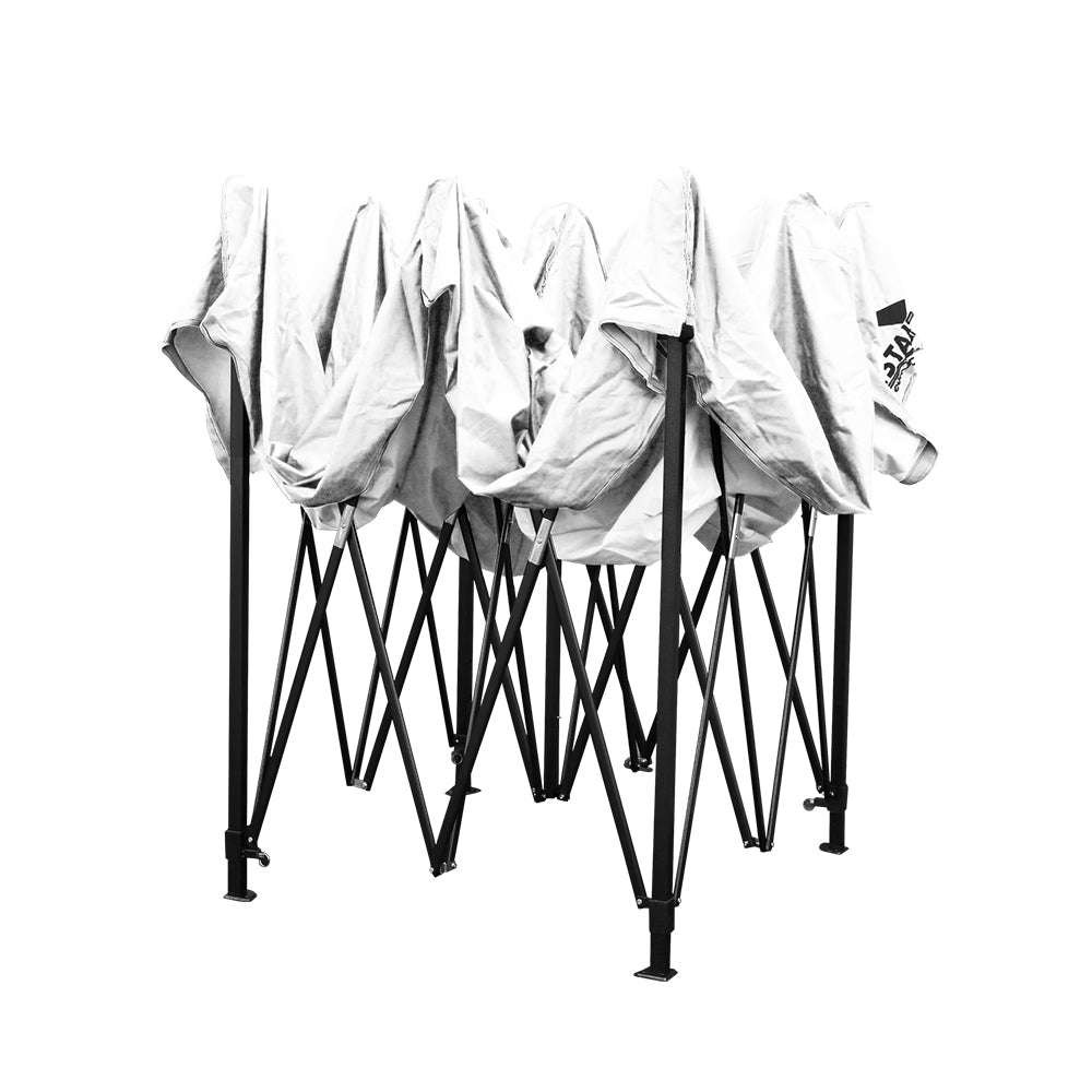 /Base Podx4 Marquee Folding Outdoor Wedding Camping Tent Shade Canopy White