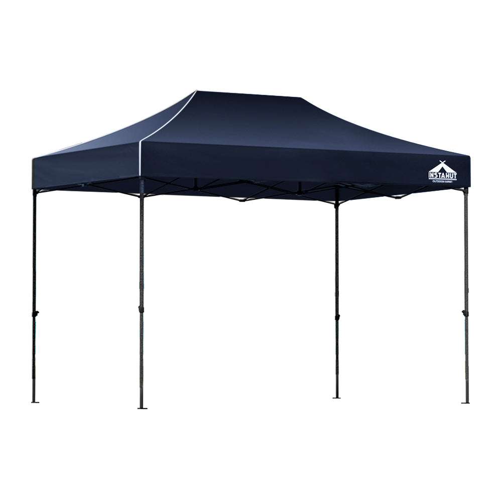 /Base Podx4 Marquee Folding Outdoor Wedding Camping Tent Shade Canopy Navy