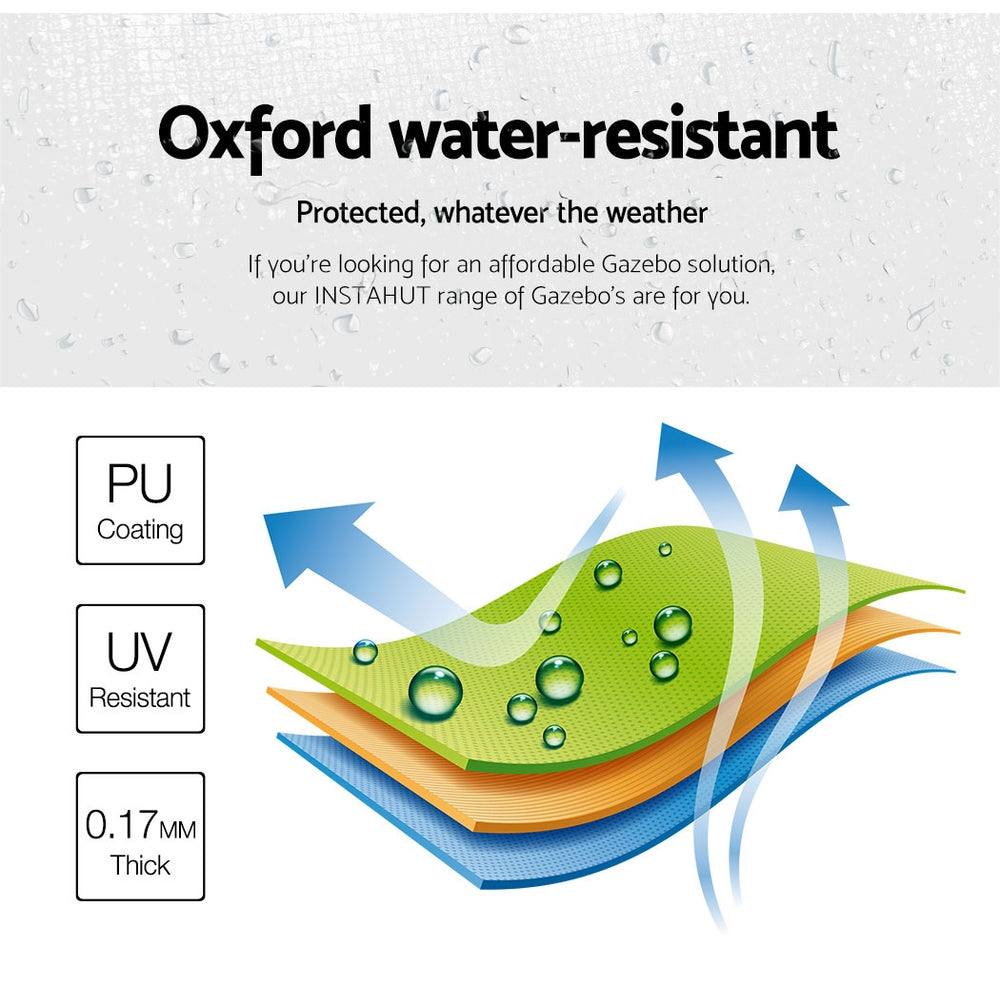 /Base Podx4 Marquee Folding Outdoor Wedding Camping Tent Shade Canopy White