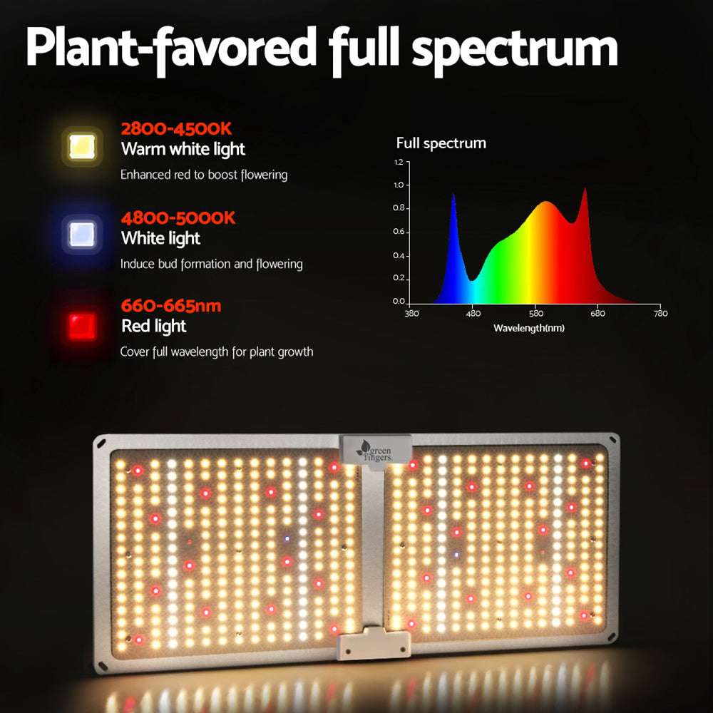 Greenfingers Max 2200W Grow Light LED Full Spectrum Indoor Plant