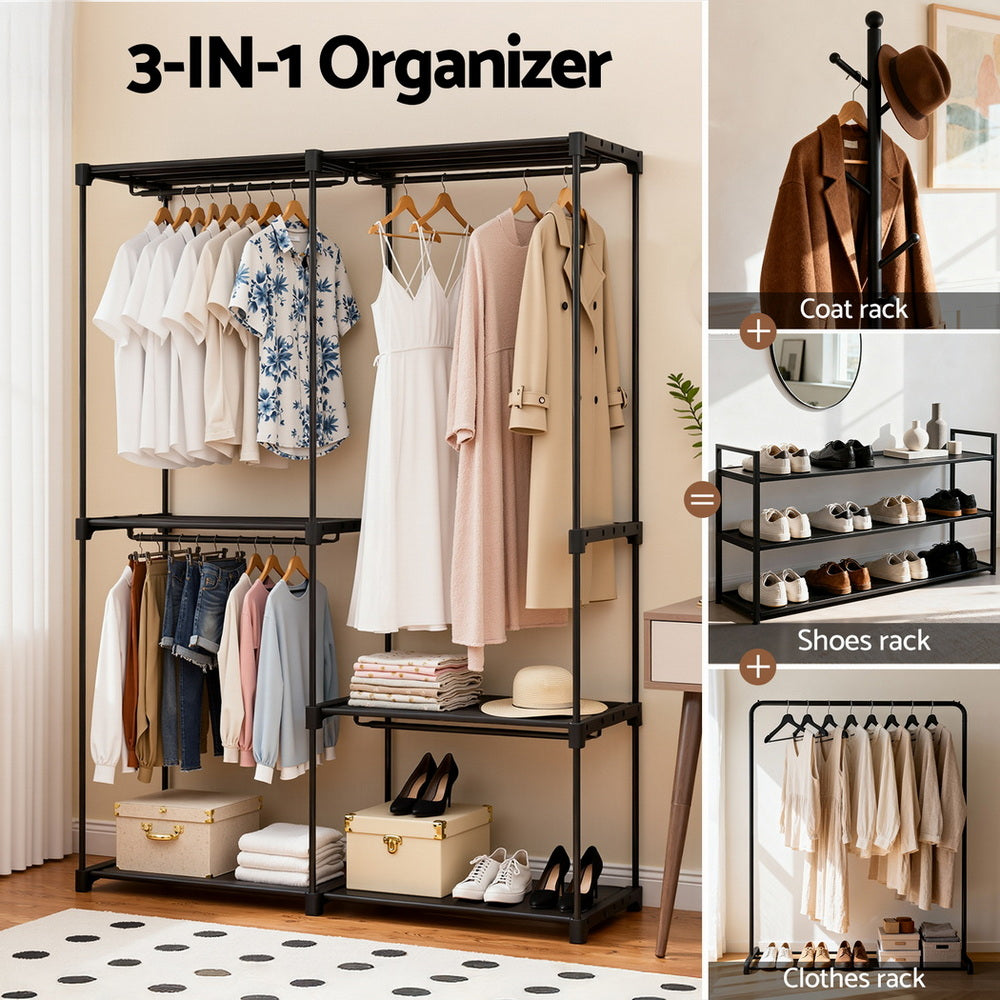 Artiss Wardrobe Clothes Rack Closet 181cm