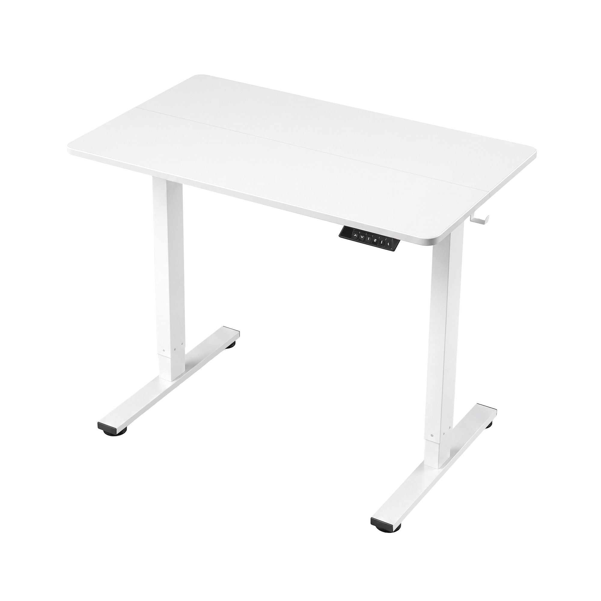 Artiss Standing Desk Electric Adjustable Ergonomic Office Table 100cm White Bedworld