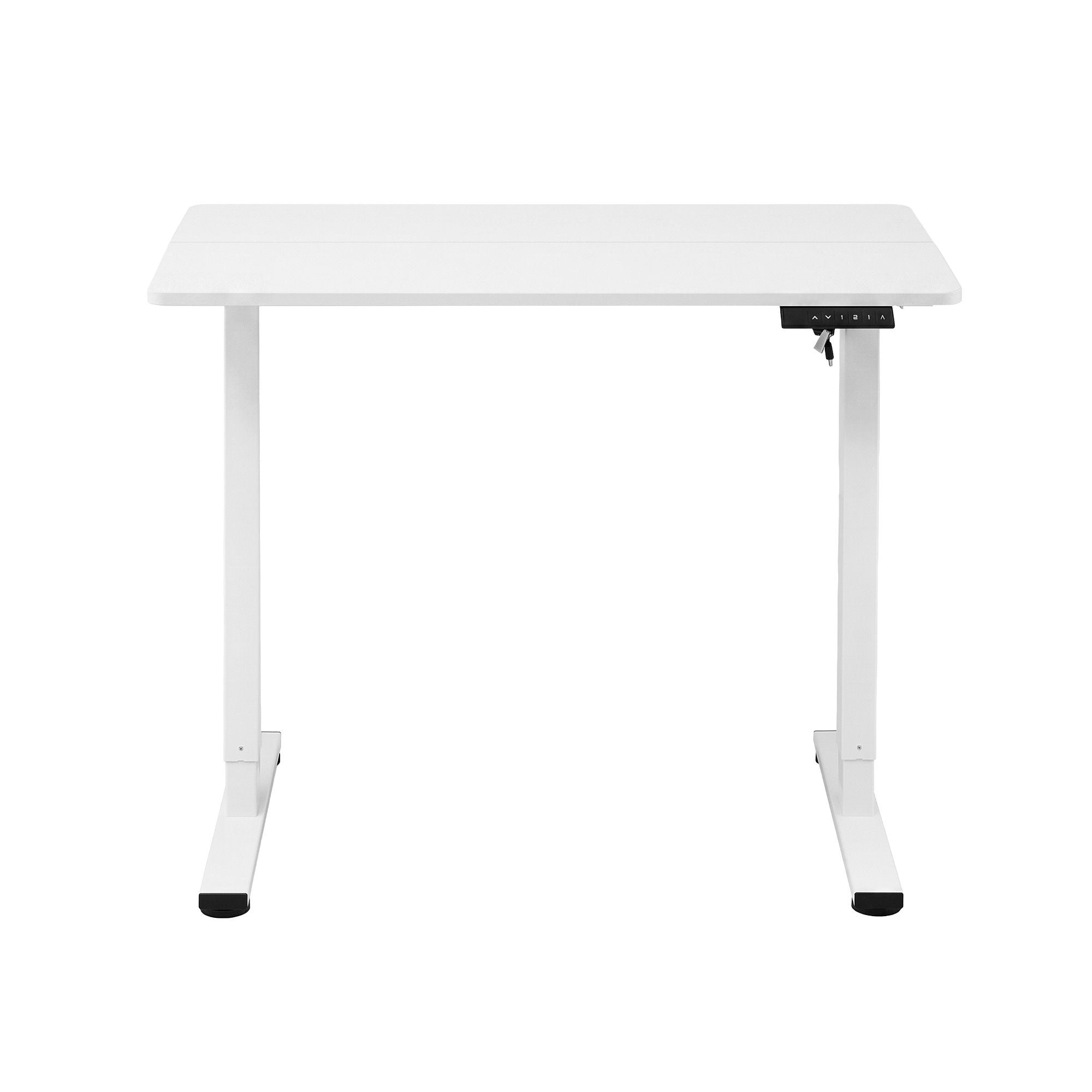 Artiss Standing Desk Electric Adjustable Ergonomic Office Table 100cm White Bedworld