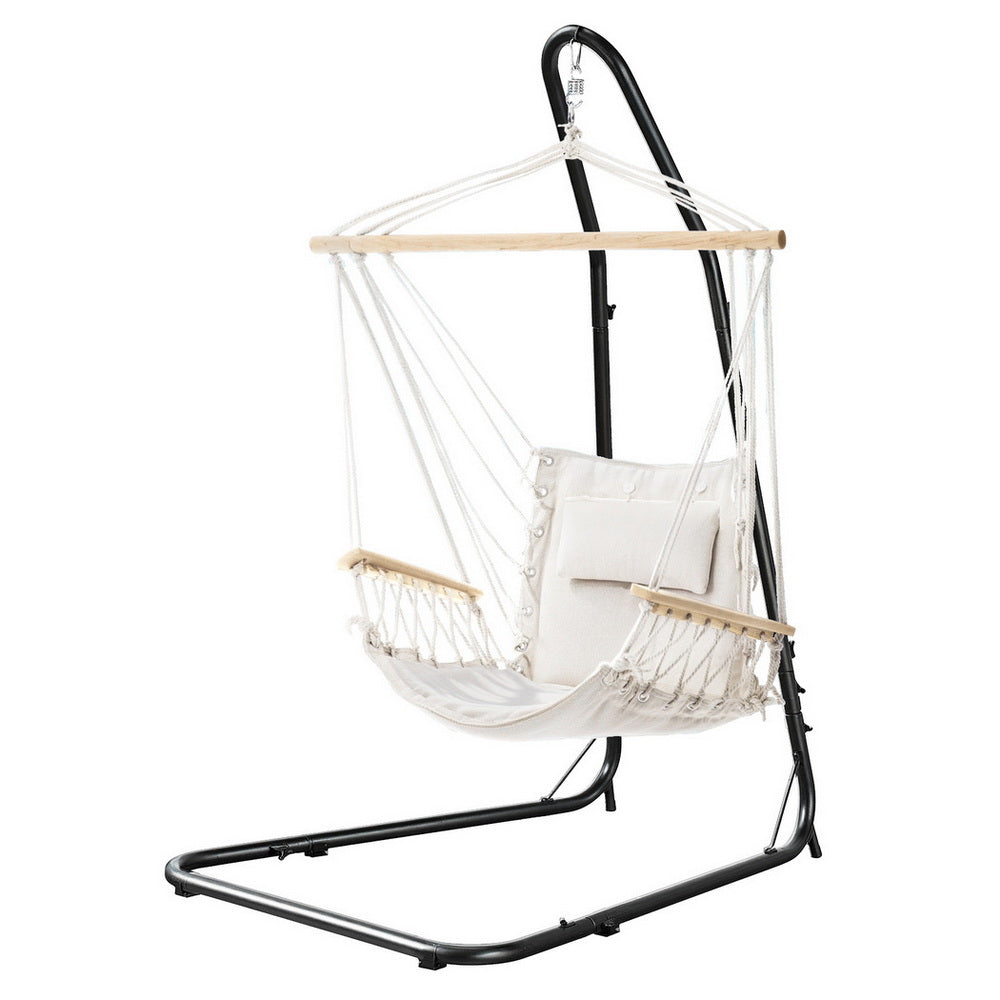 Gardeon Hammock Chair - Durable Steel Stand
