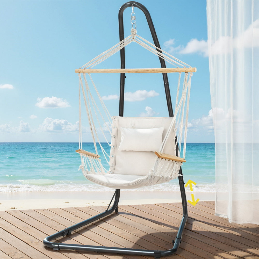 Gardeon Hammock Chair - Durable Steel Stand