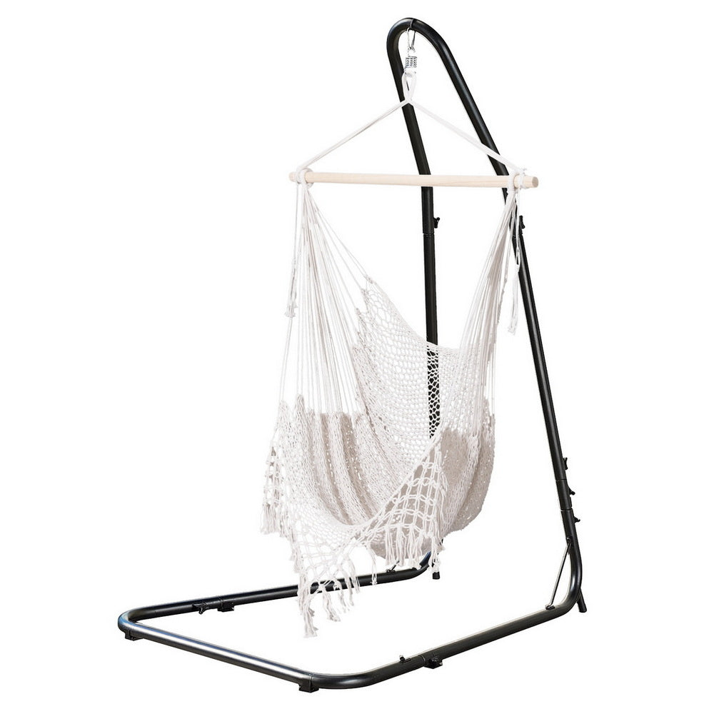Heavy-Duty Steel Stand Hanging Hammock Chair
