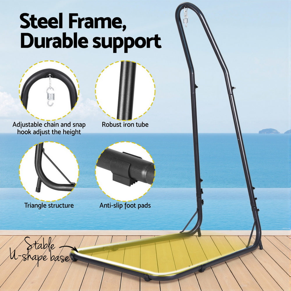 Heavy-Duty Steel Stand Hanging Hammock Chair