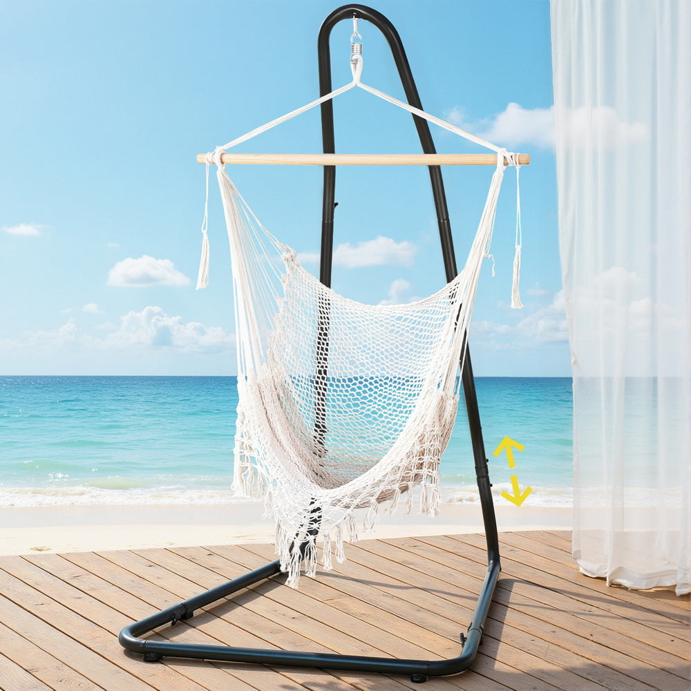 Heavy-Duty Steel Stand Hanging Hammock Chair