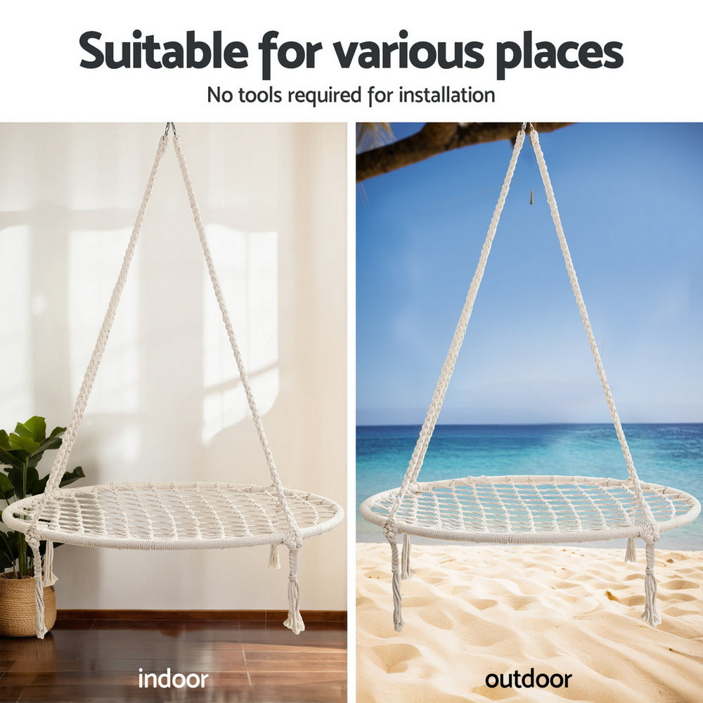Steel Stand Hanging Hammock Chair - Gardeon