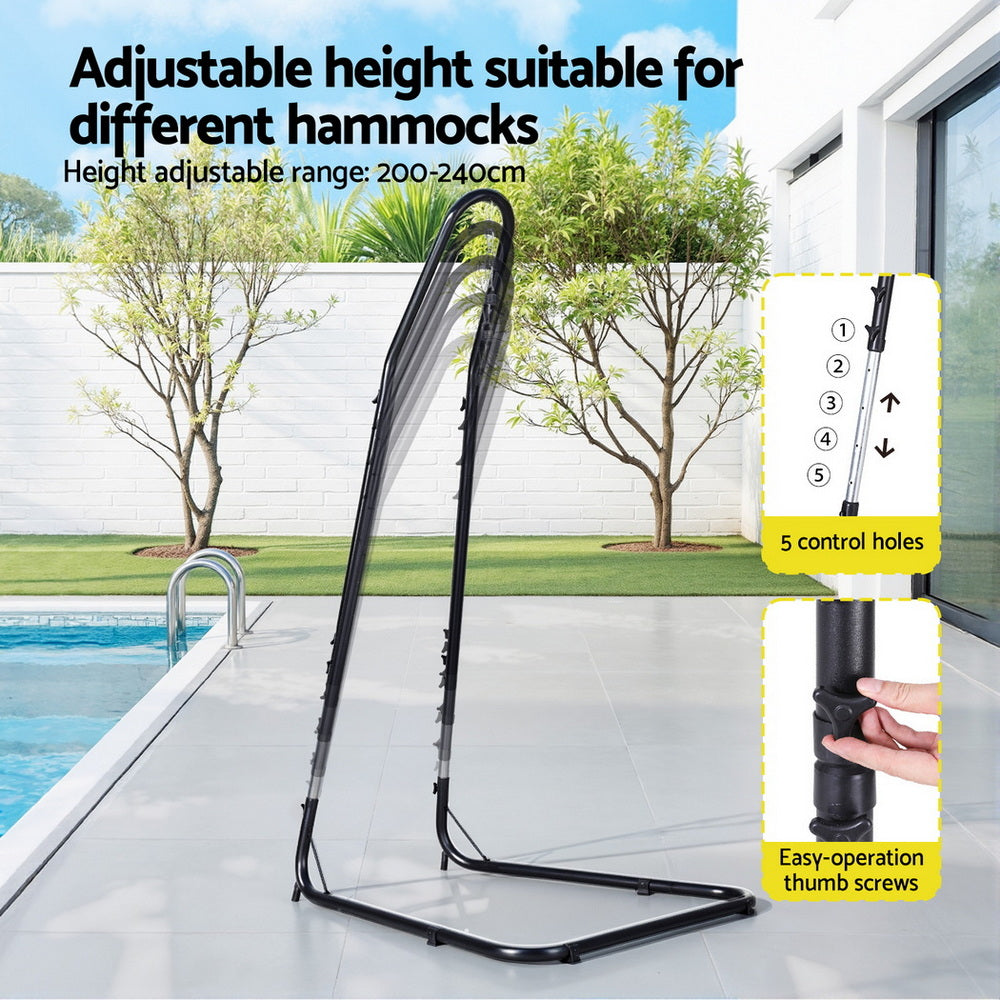 Steel Stand Hanging Hammock Chair - Gardeon