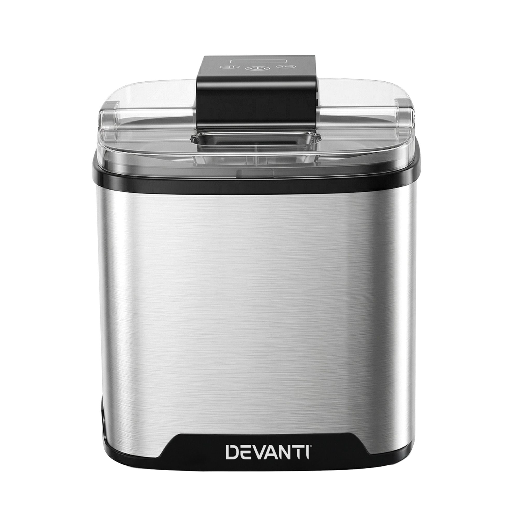 Devanti Ice Cream Maker Machine 2L Homemade Gelato Sorbet Frozen Drinks Sliver Bedworld
