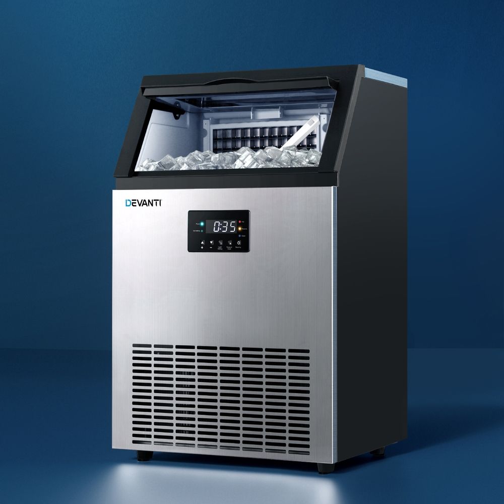 Devanti 60kg Ice Maker Commercial Machine Bedworld
