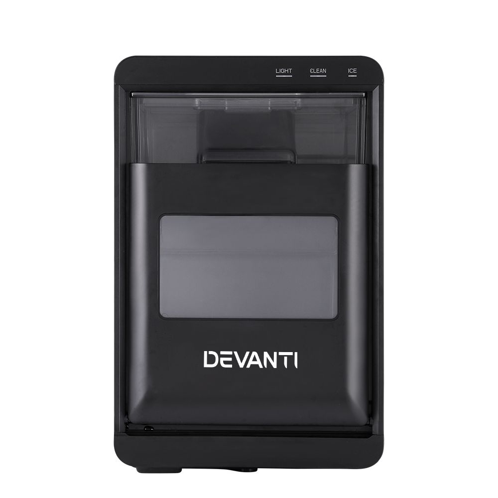 Devanti Ice Maker Machine 20kg Chewable Nugget Ice Countertop w/Self Cleaning Bedworld
