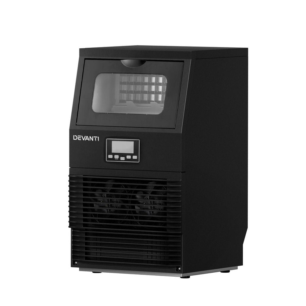 Devanti Commercial Ice Maker Cube Machine 30kg Bedworld