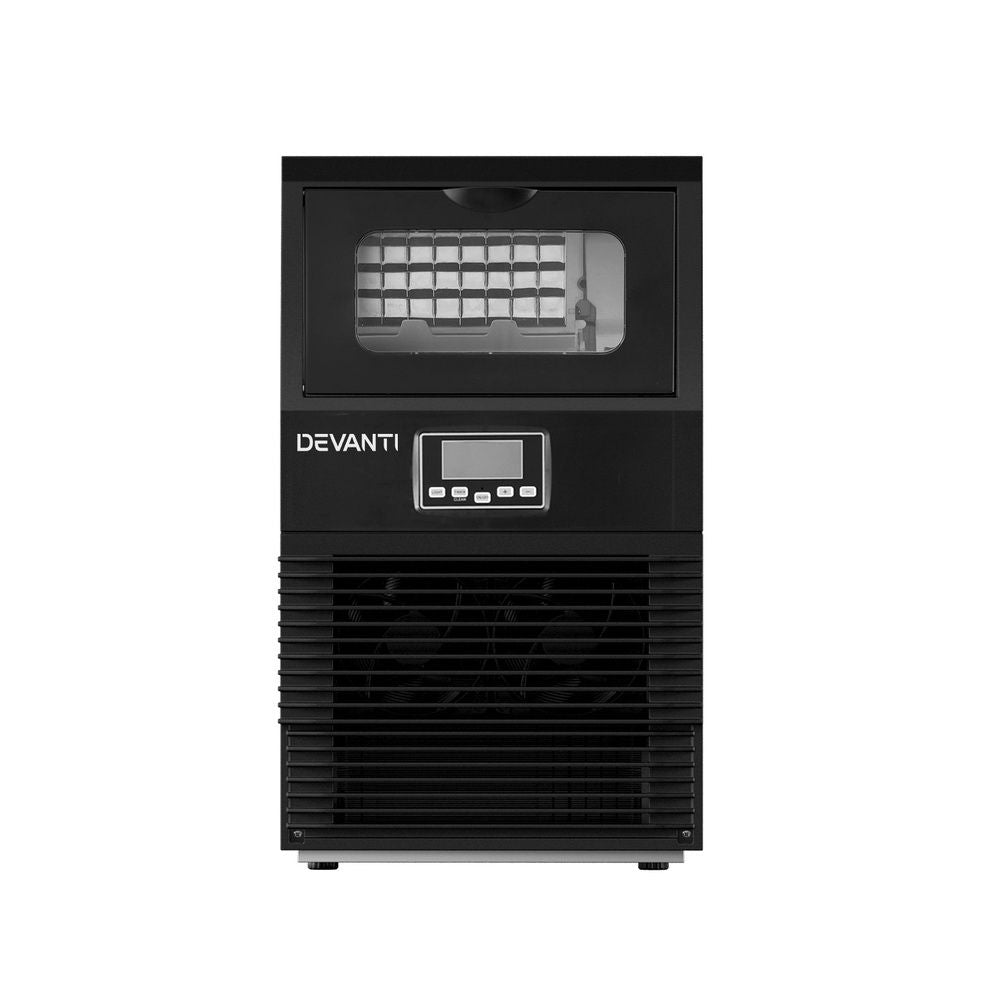 Devanti Commercial Ice Maker Cube Machine 30kg Bedworld