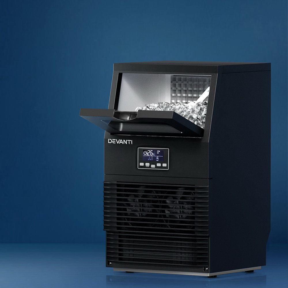 Devanti Commercial Ice Maker Cube Machine 30kg Bedworld