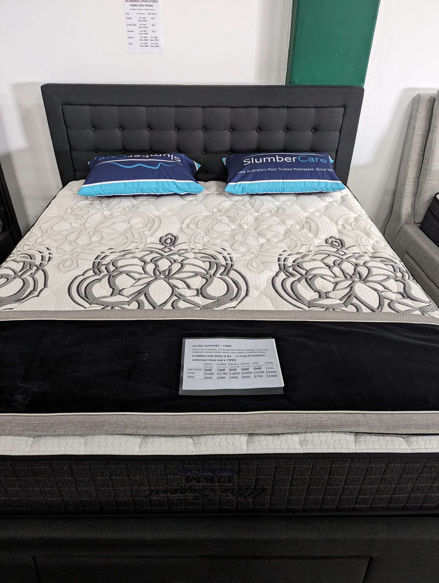 Slumbercare Ultra Support Firm Mattress - Double Sided