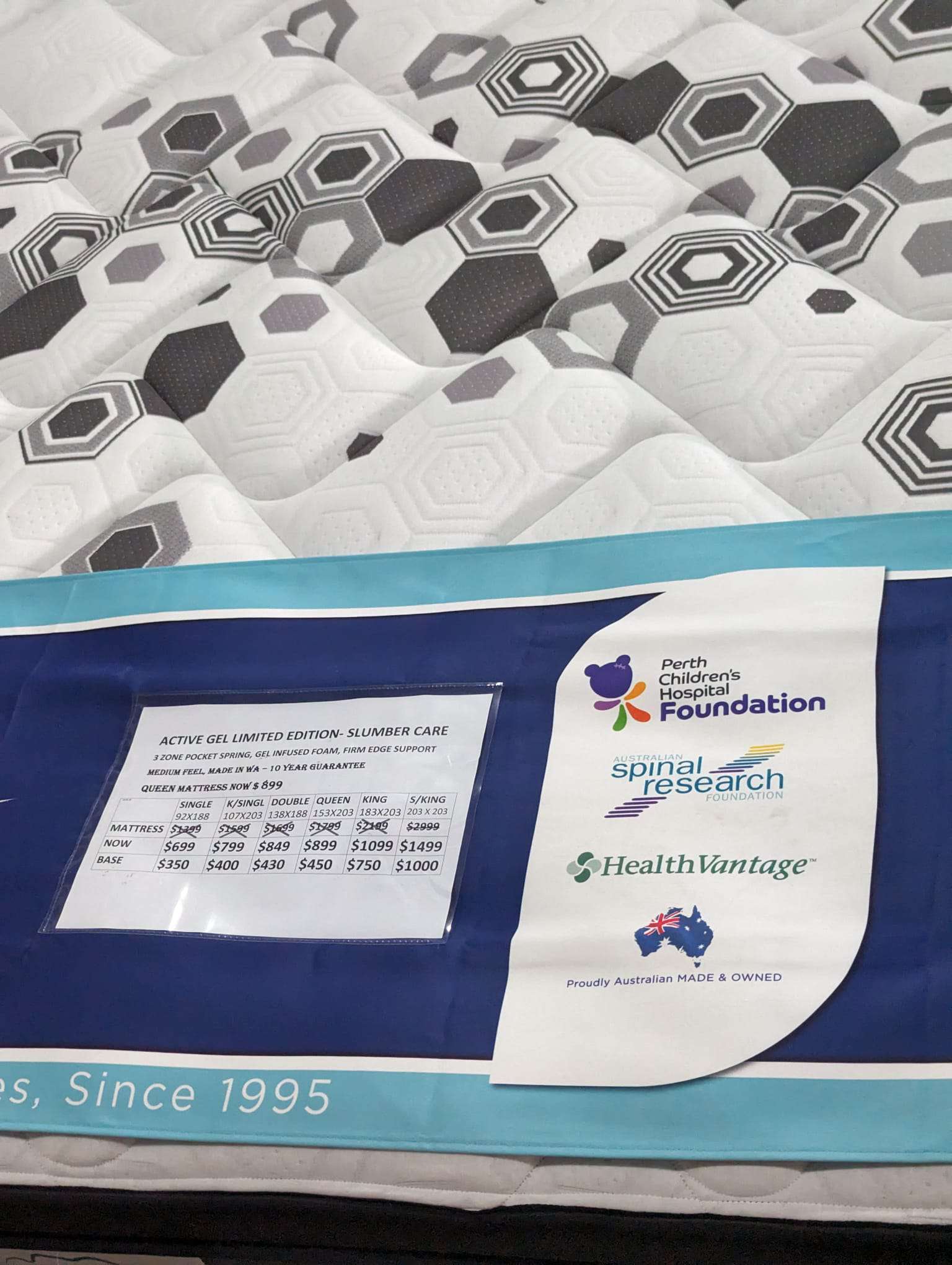 Cooling Gel Mattress by Slumbercare