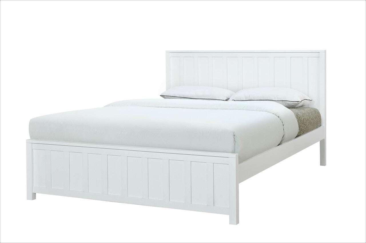 Jesse Timber Bed Frame - white