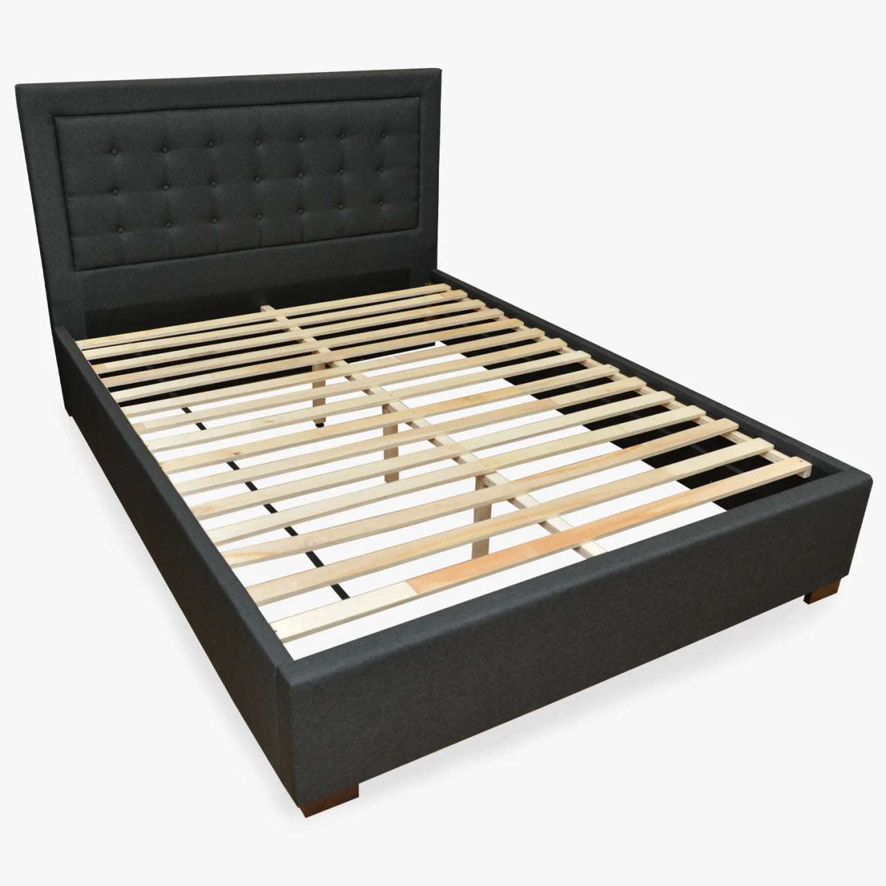 Jacaranda Fabric Upholstered Bed Frame Without Drawer