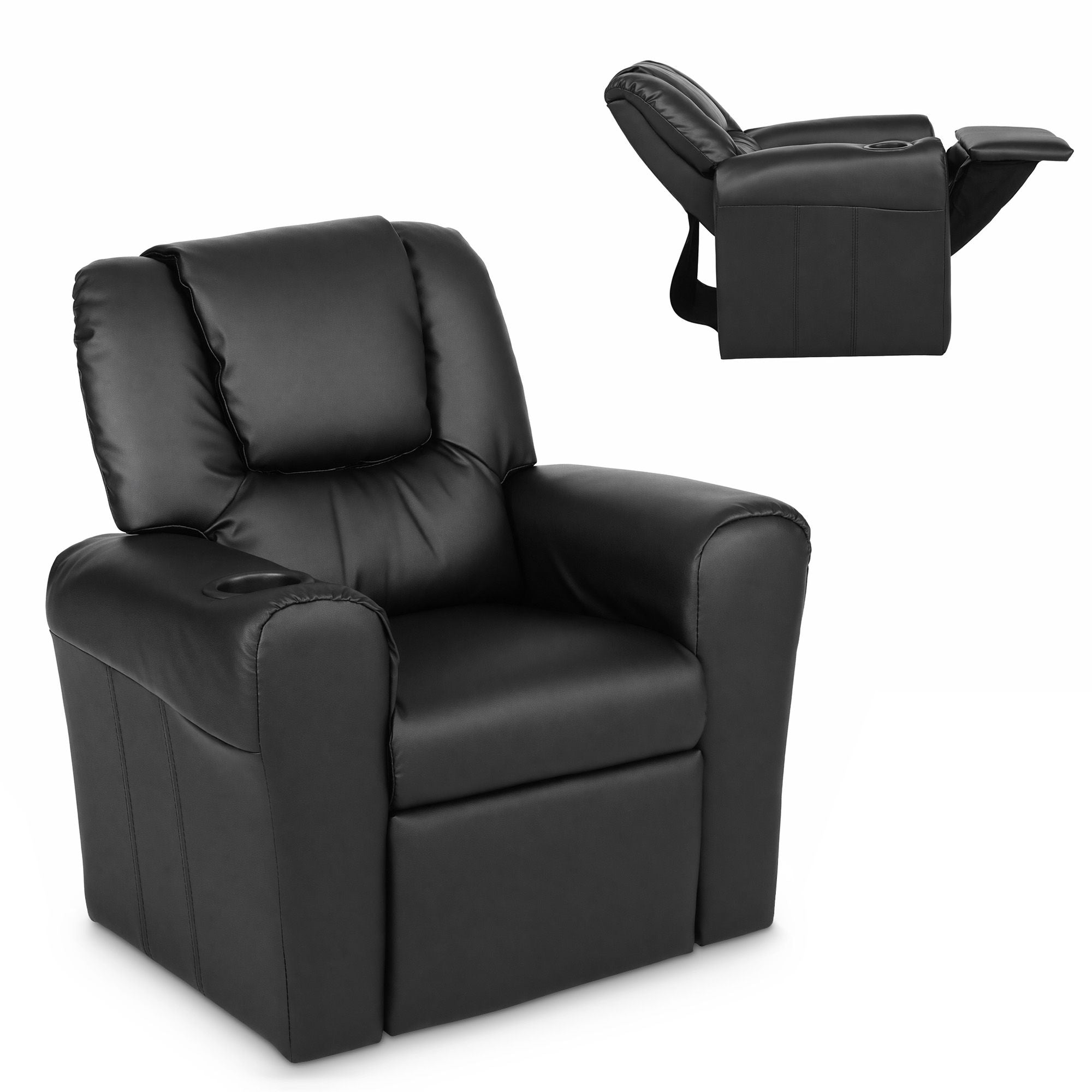 Keezi Kids Recliner Chair PU Leather Sofa Lounge Couch Children Armchair Bedworld
