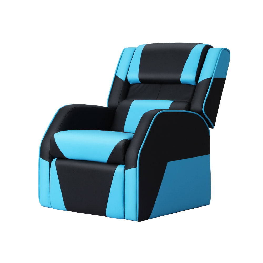 Children's Armchair - Keezi Kids PU Leather Recliner