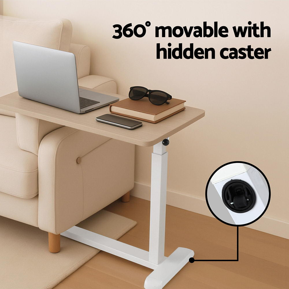 Artiss Laptop Desk Height Adjustable Mobile Workstation Computer Desks 70CM Bedworld