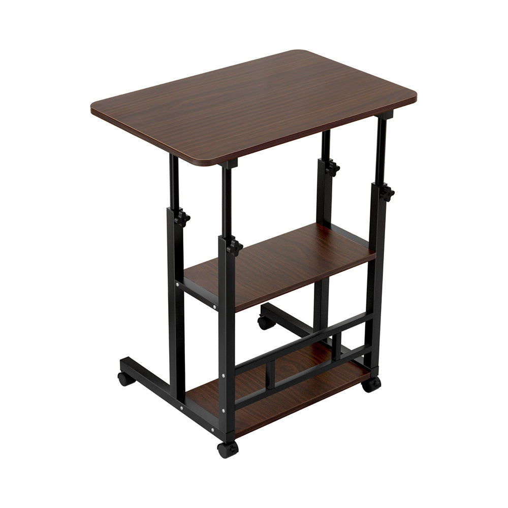 Artiss Laptop Desk Height Adjustable Mobile Workstation Computer Desks 60CM Bedworld