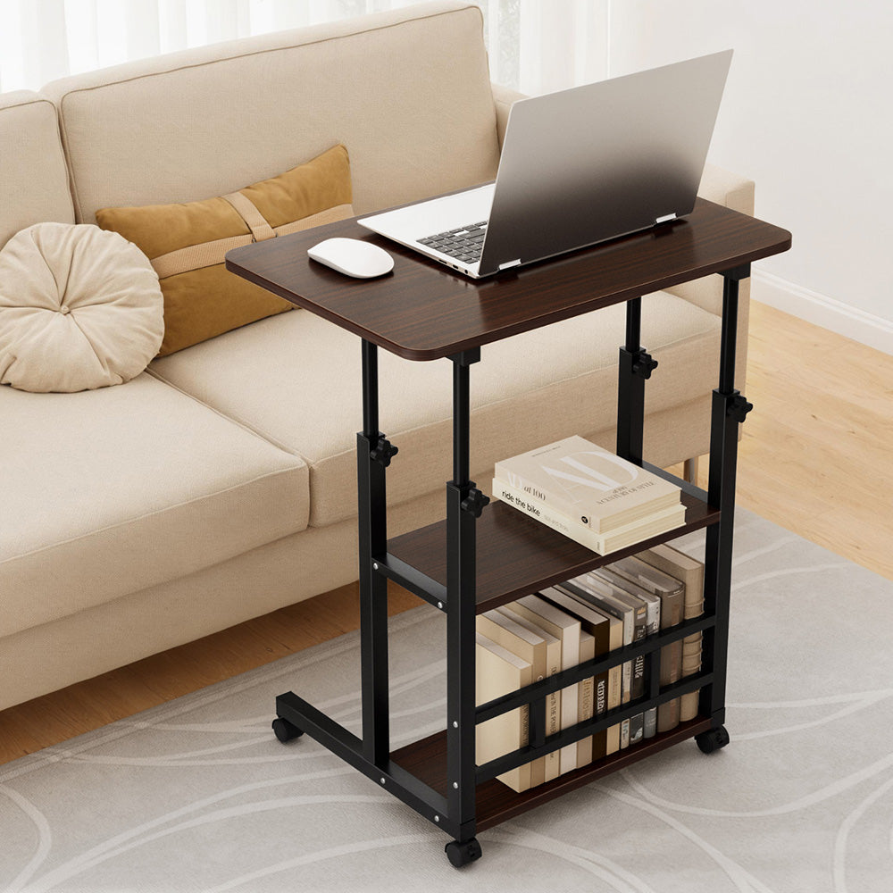 Artiss Laptop Desk Height Adjustable Mobile Workstation Computer Desks 60CM Bedworld