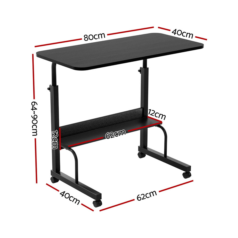 Artiss Laptop Desk Portable Sit Stand Desks Height Adjustable Workstation 80CM Bedworld