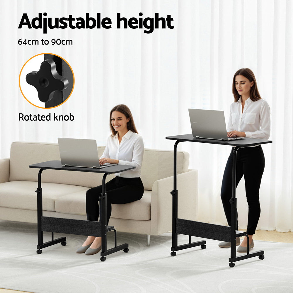 Artiss Laptop Desk Portable Sit Stand Desks Height Adjustable Workstation 80CM Bedworld