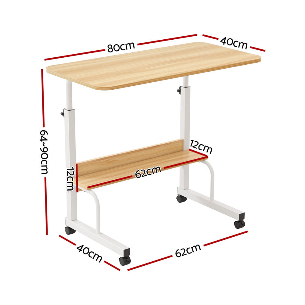 Artiss Laptop Desk Portable Sit Stand Desks Height Adjustable Workstation 80CM Bedworld