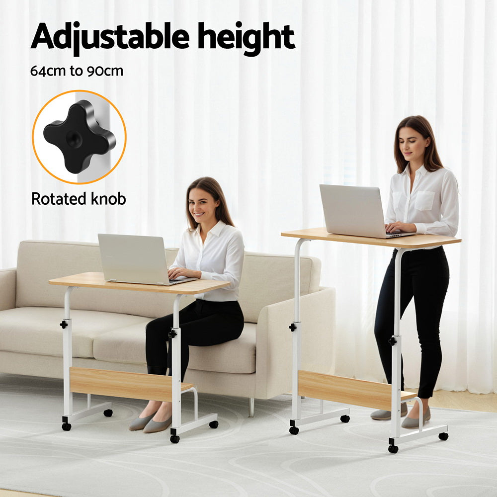 Artiss Laptop Desk Portable Sit Stand Desks Height Adjustable Workstation 80CM Bedworld
