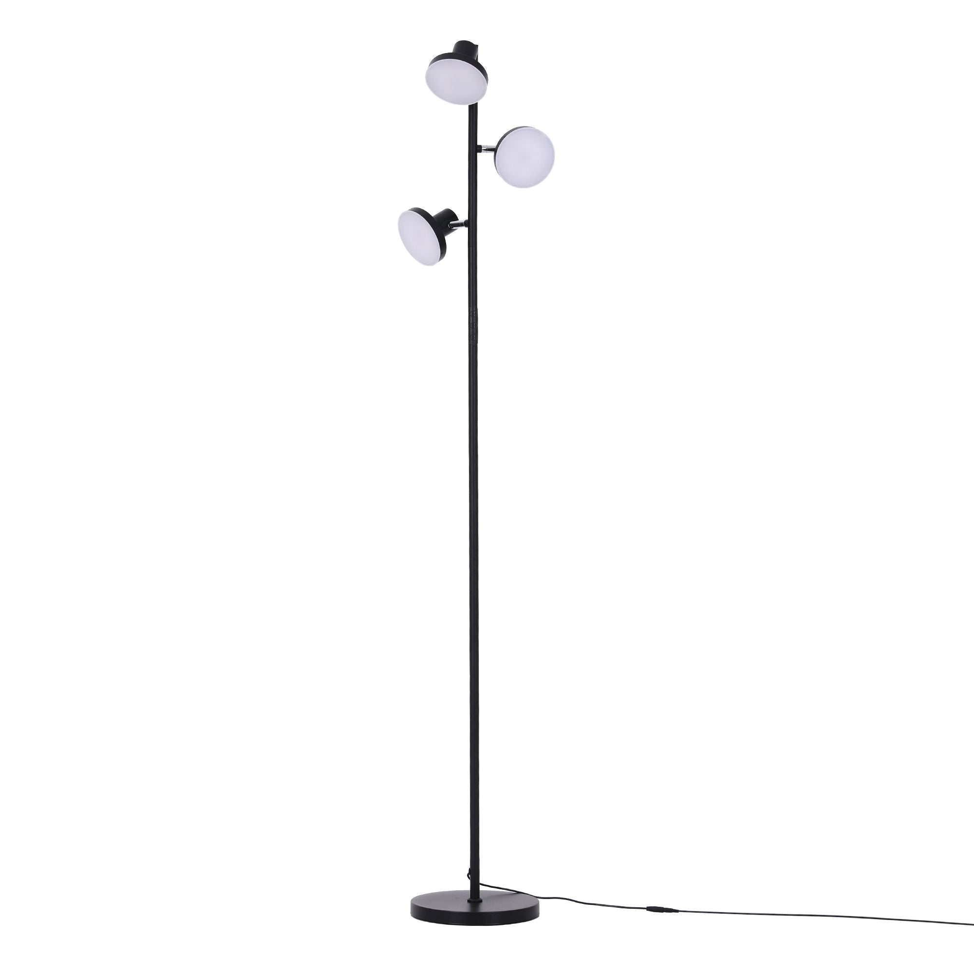 Artiss RGB Floor Lamp LED with 3 Swivel Lights Color Changing Lamp with Remote Stepless Dimmable Bedworld