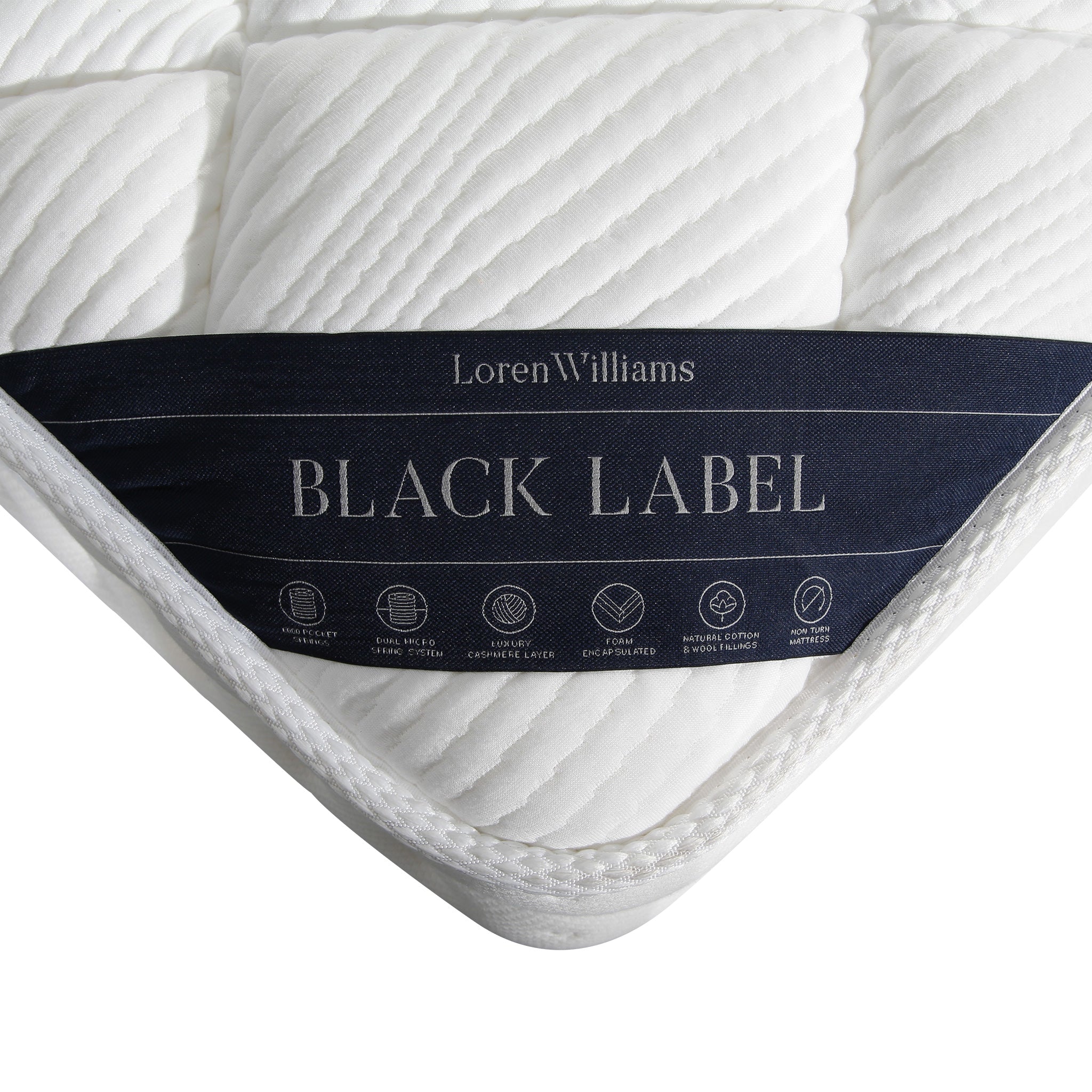 Loren Williams Black Label mattress designed for luxury sleep and support
