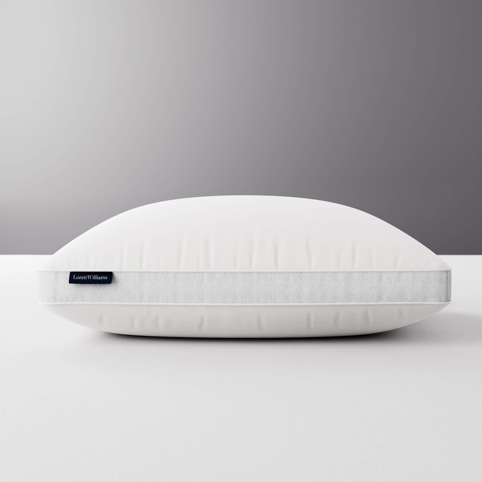 breathable knit cover and latex core of Loren Williams Pocket Pillow