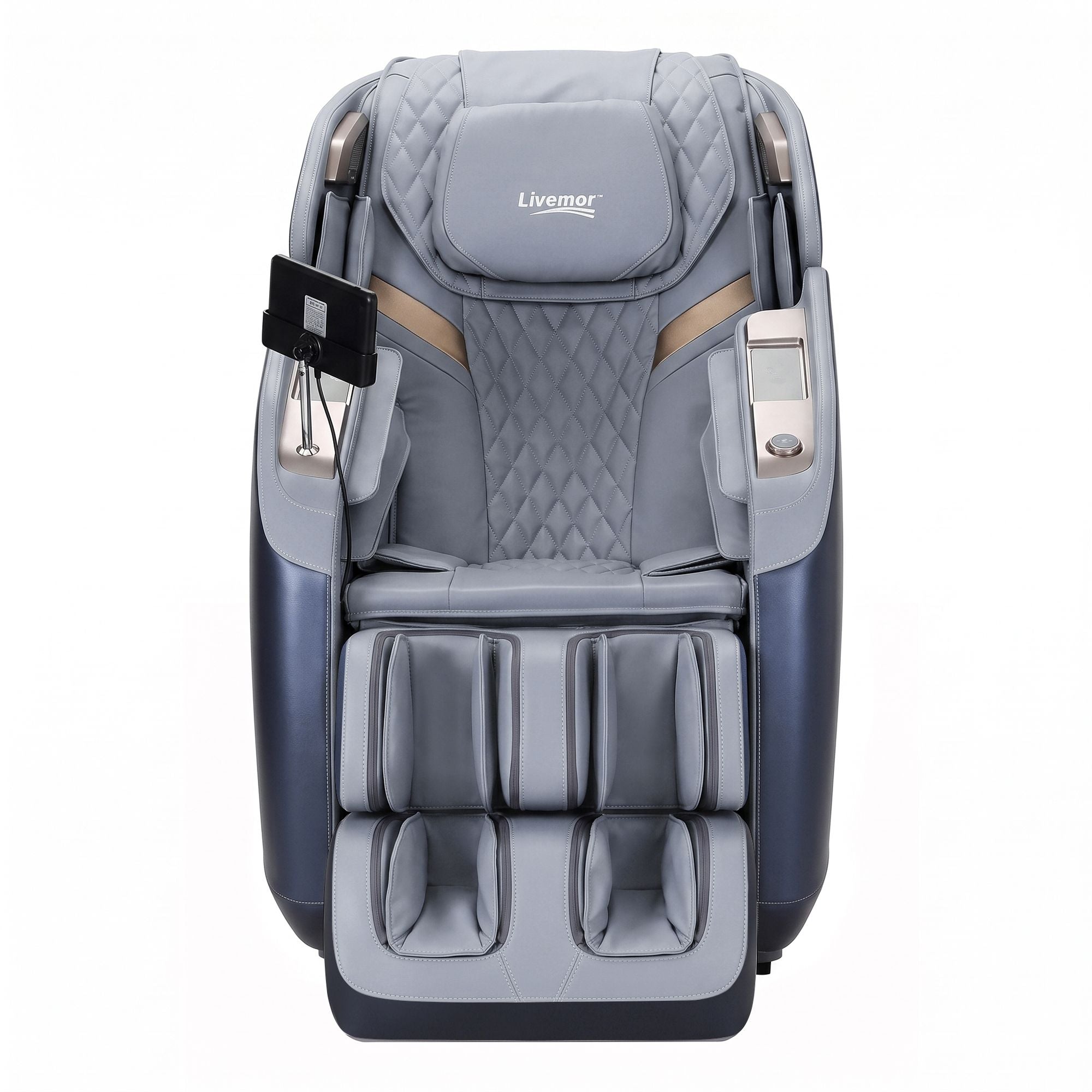 Livemor 4D Massage Chair Double Core SL Track Recliner Full Body Zero Gravity Heat Body Scan Melisa Bedworld