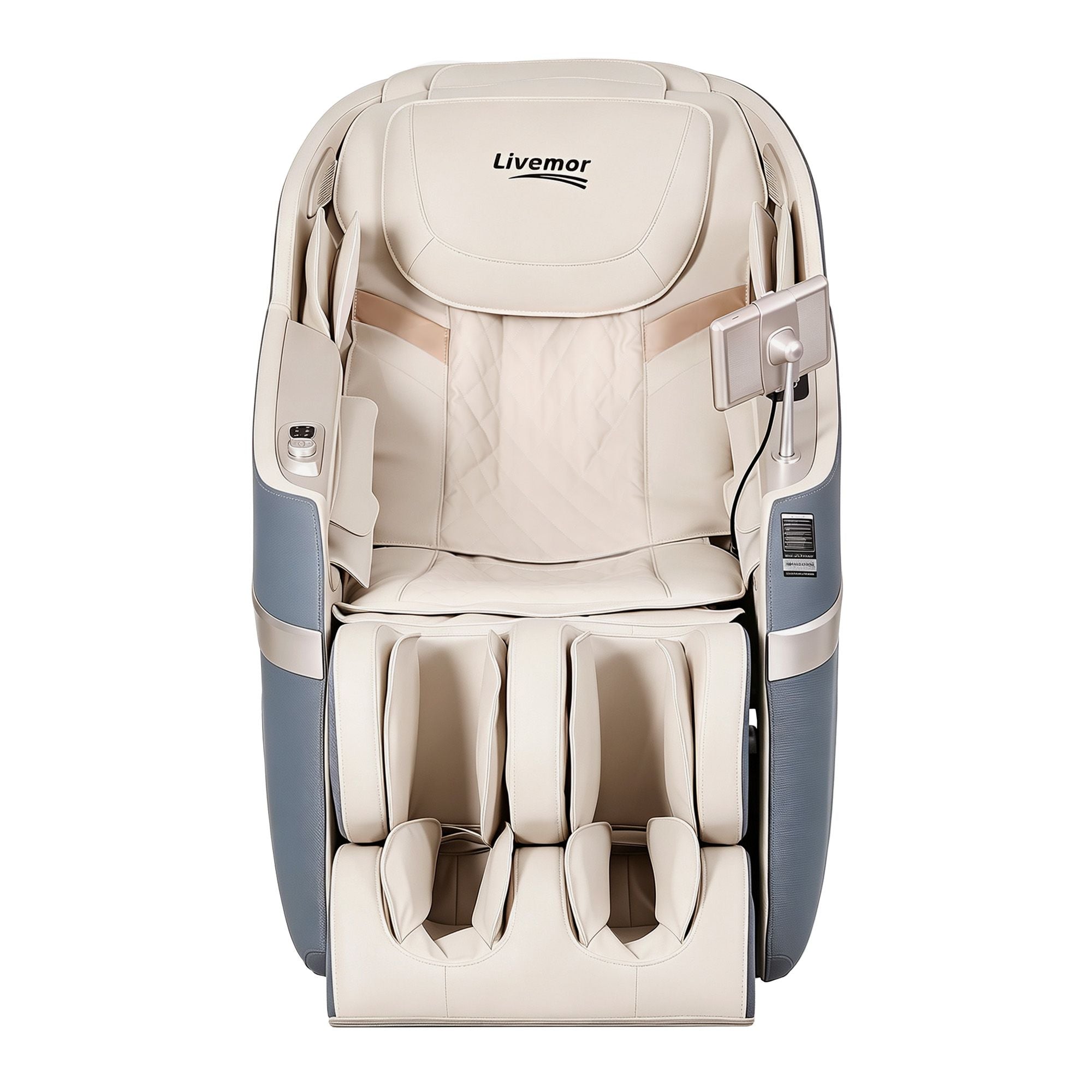 Livemor Elite 4D Massage Chair E1 Full Body Zero Gravity Recliner SL Track AI Body Scan Bedworld
