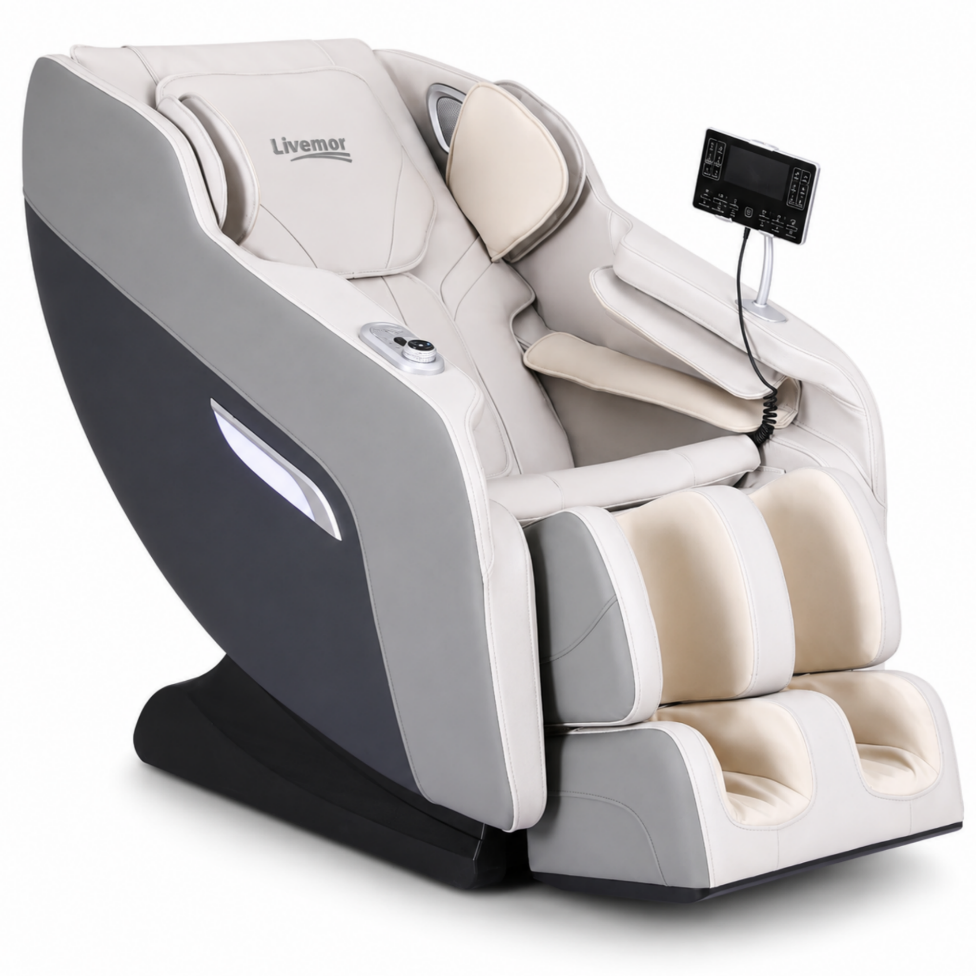Livemor Flex Massage Chair Full Body Zero Gravity with Heat Recliner Home Massager Brisa Bedworld